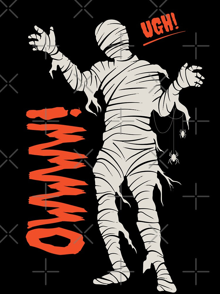 Vintage Funny Mummy Halloween Spooky Season by Volt Junkies