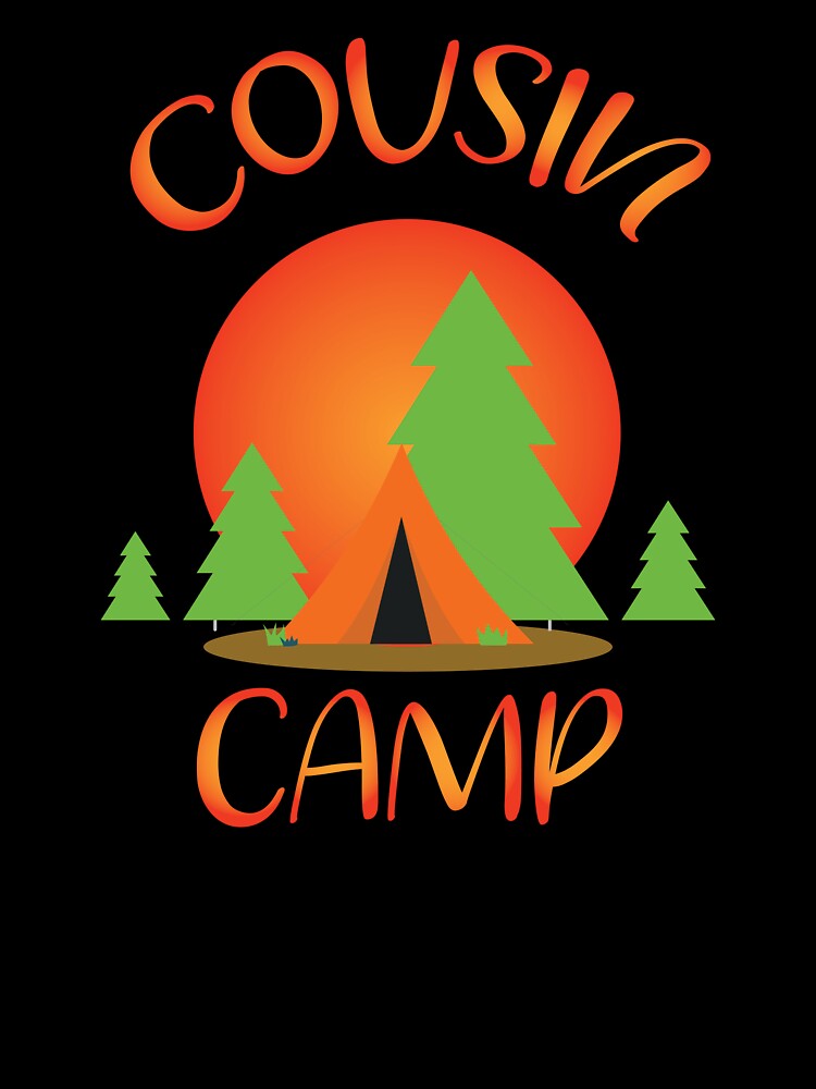Cousin Camp Shirt – Family Reunion & Matching Vacation Design by PixelWaveBD