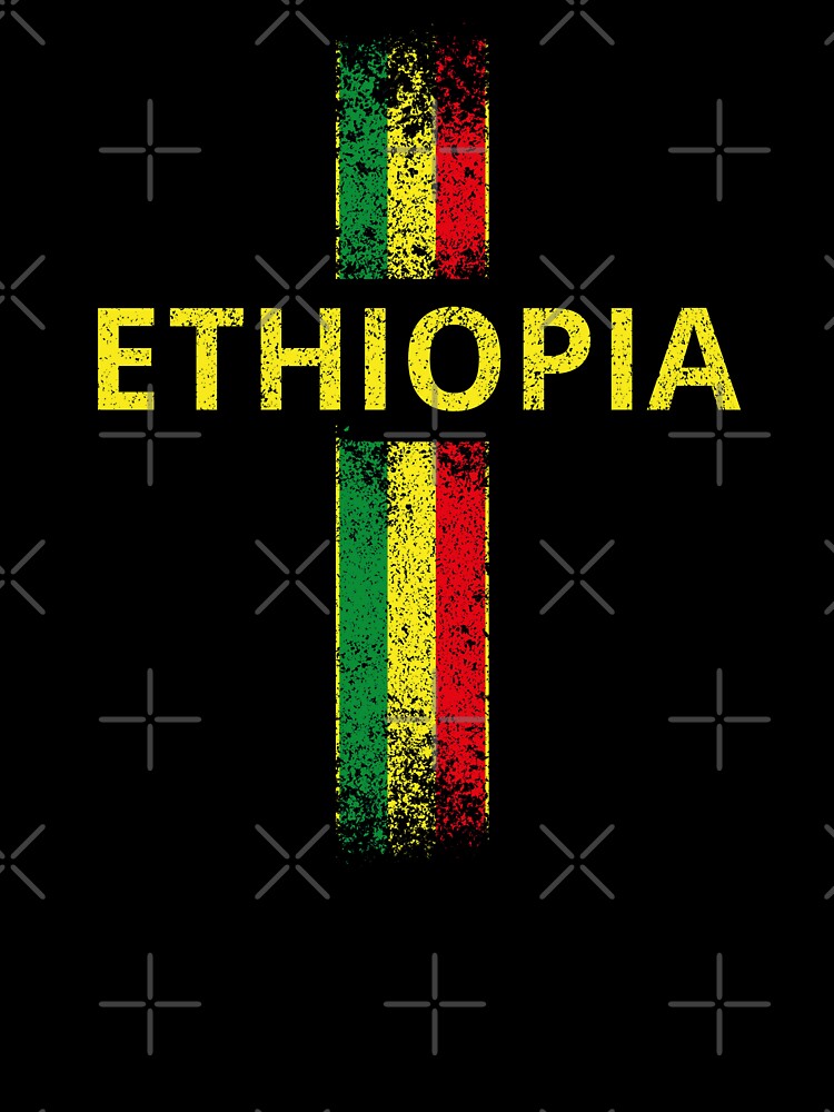 Vintage Ethiopian Soccer Stripe by kraftyesstonian