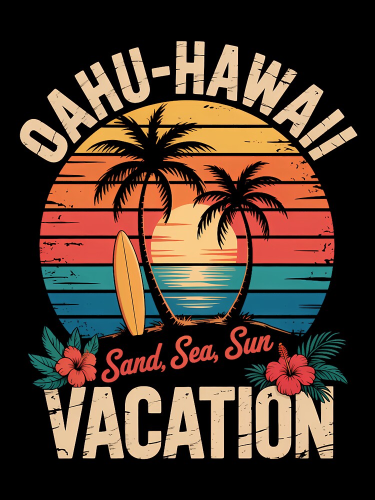 Oahu Hawaii Vacation Souvenir Matching Family Group by VENOM0RIOT