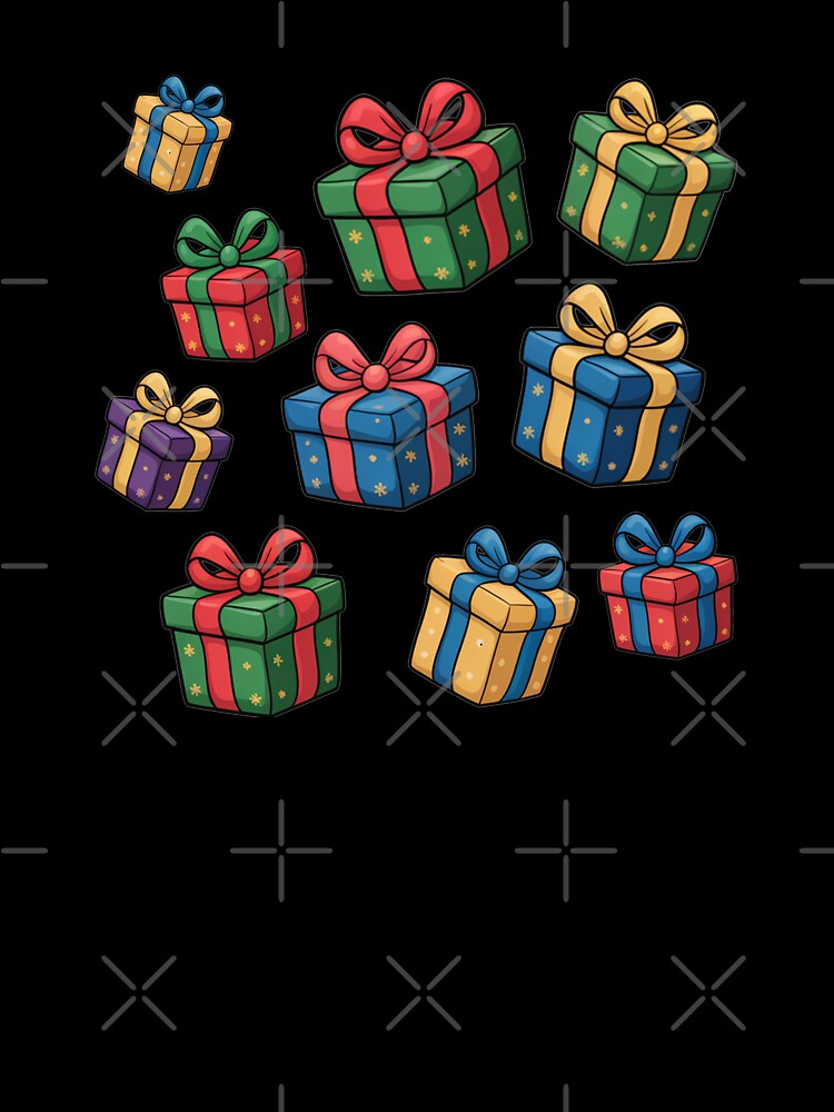 Colorful Christmas Presents Pattern by MonkiFlipp