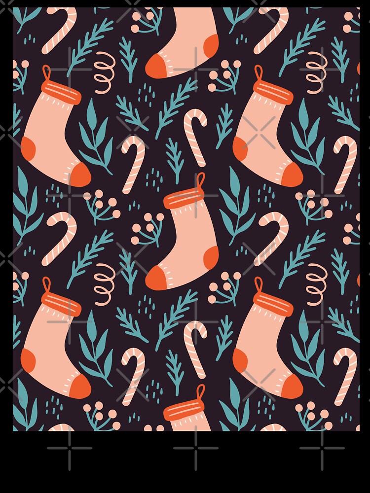 Cute Socks Christmas Seamless Pattern by I Love Space