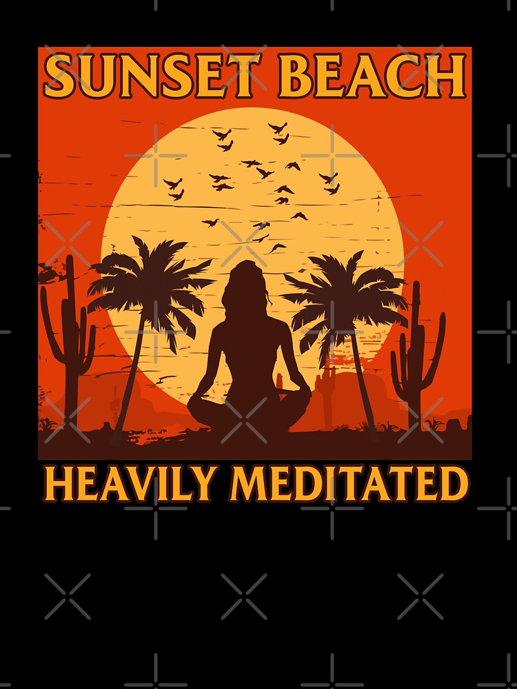 Heavily meditated-Beach yoga by Nature-mark