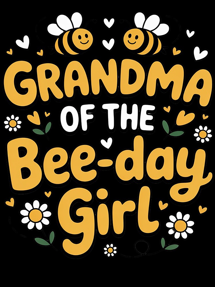 Grandma of the Bee-Day Girl Birthday Party Matching Family by BotboutiquePre