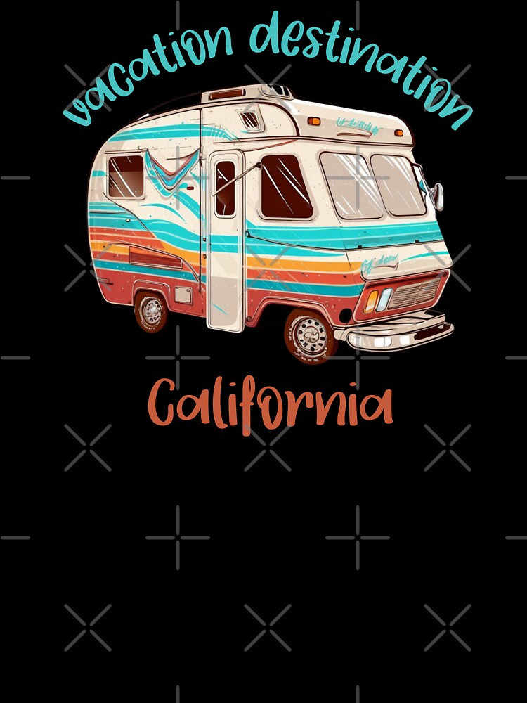 Vacation Destination California T-Shirt by MarqisStudio