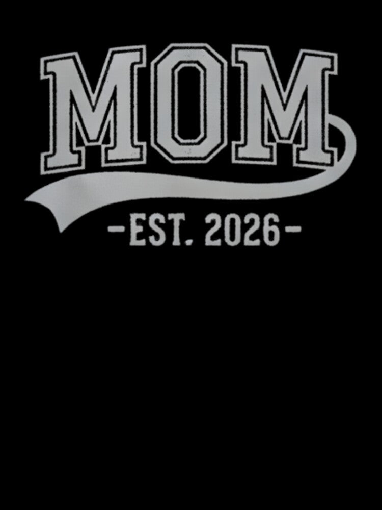 Mom -Est. 2026- Expecting Mother New Mom Pregnancy Announcement by salmzouriart