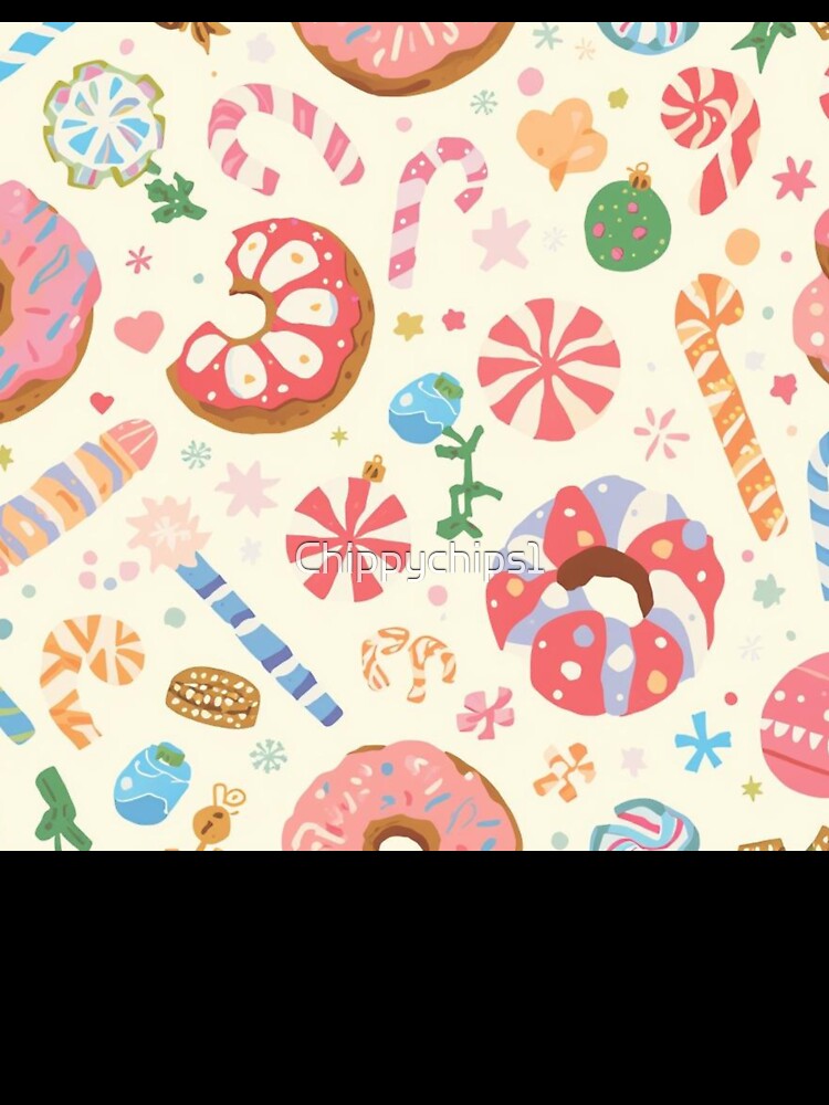 Pastel Candy Christmas Pattern by Chippychips1