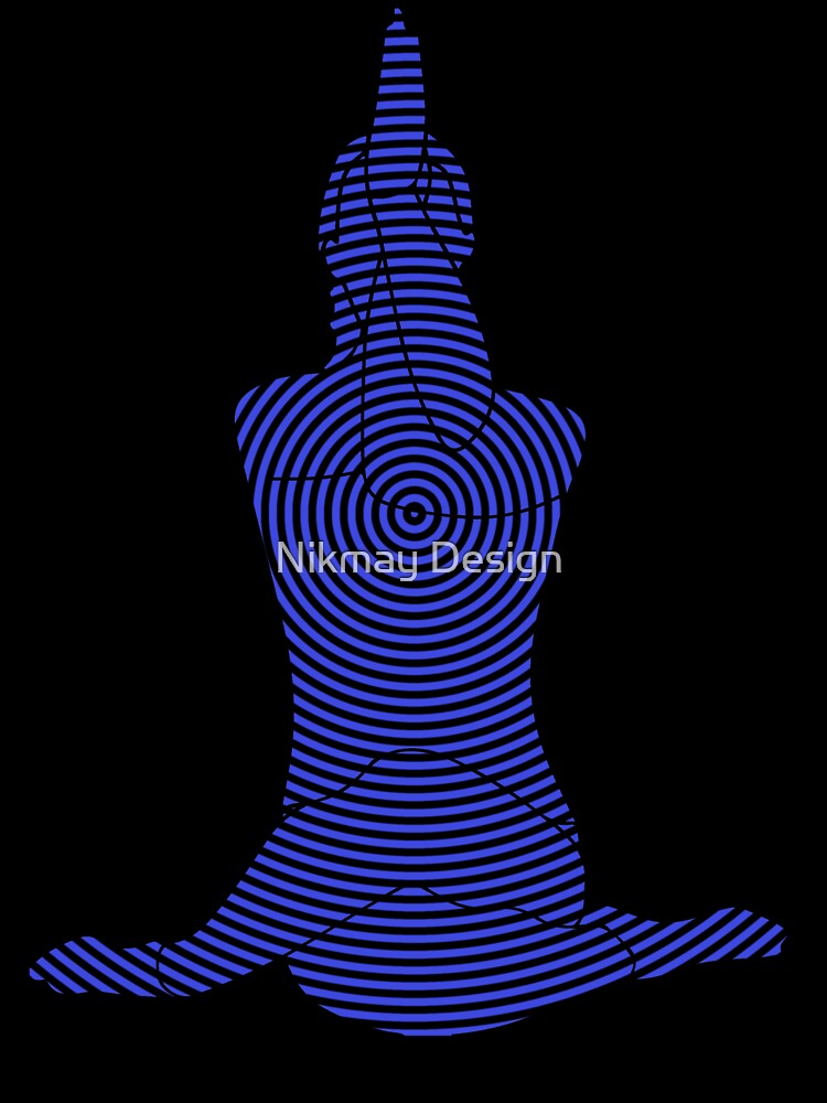 Yoga and meditation practice 1 by Nikmay Design