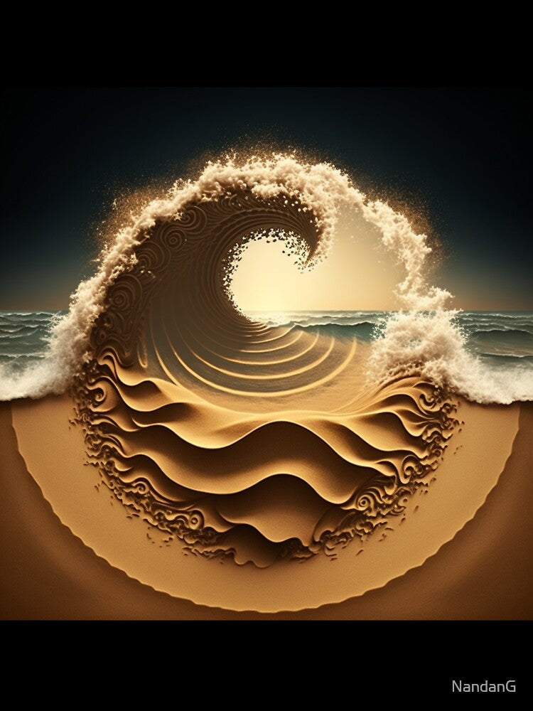 The Power of Mindful Meditation on the Beach by RetComly