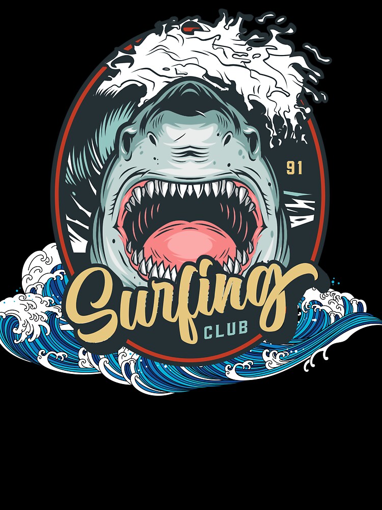 Surfing Shark Club by ArtOfStars