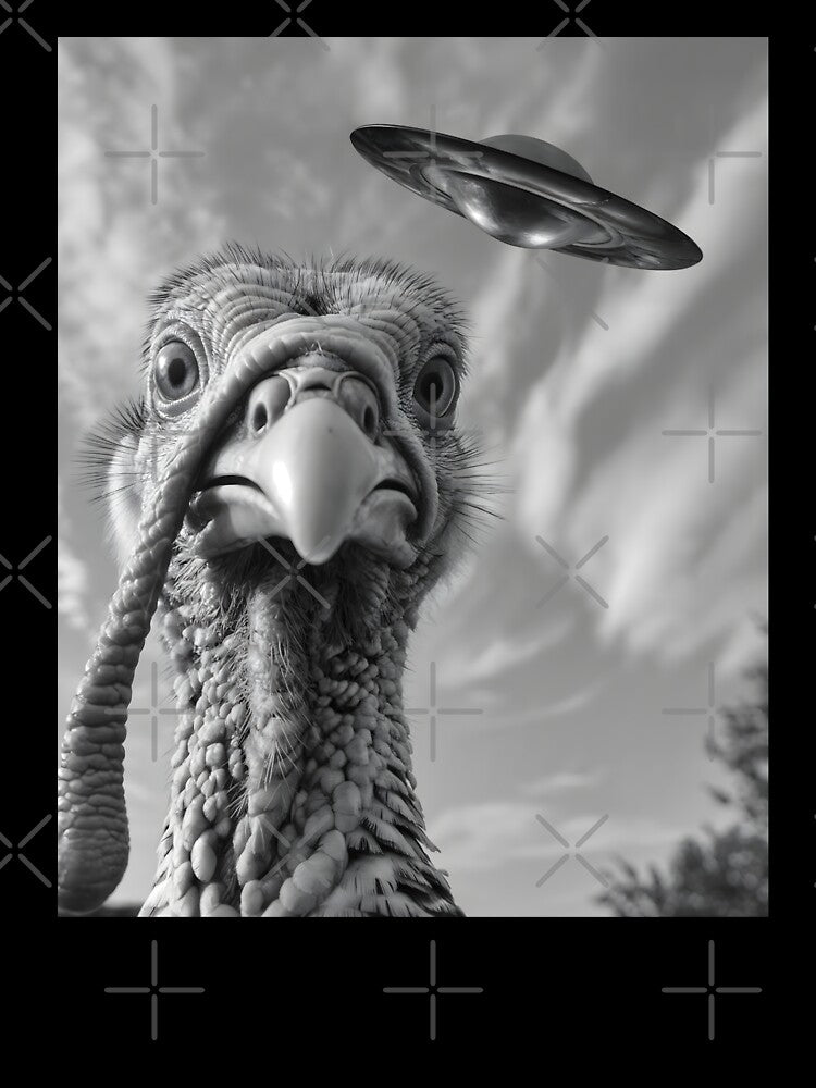 Alien Turkey UFO Selfie by BloomMarch