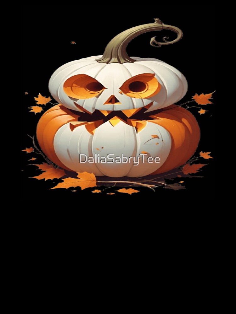 Horror cute Halloween pumpkin. by DaliaSabryTee