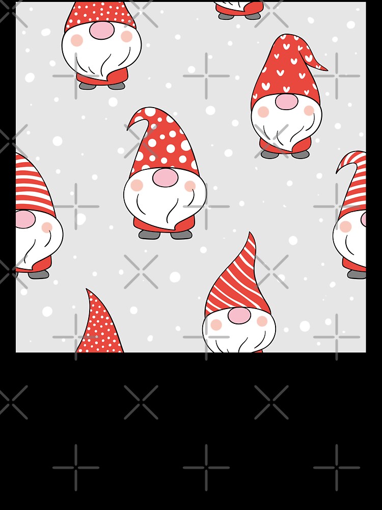 Christmas Pattern,  cute christmas Gnomes by Phoca Mobil