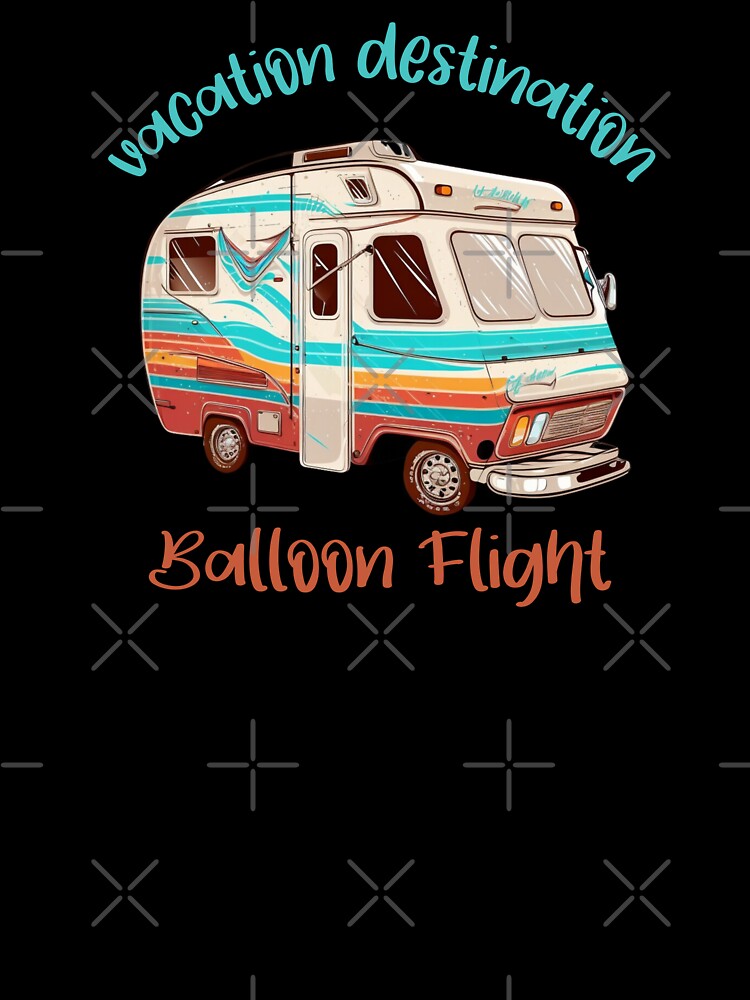 Vacation Destination Balloon Flight T-Shirt by MarqisStudio