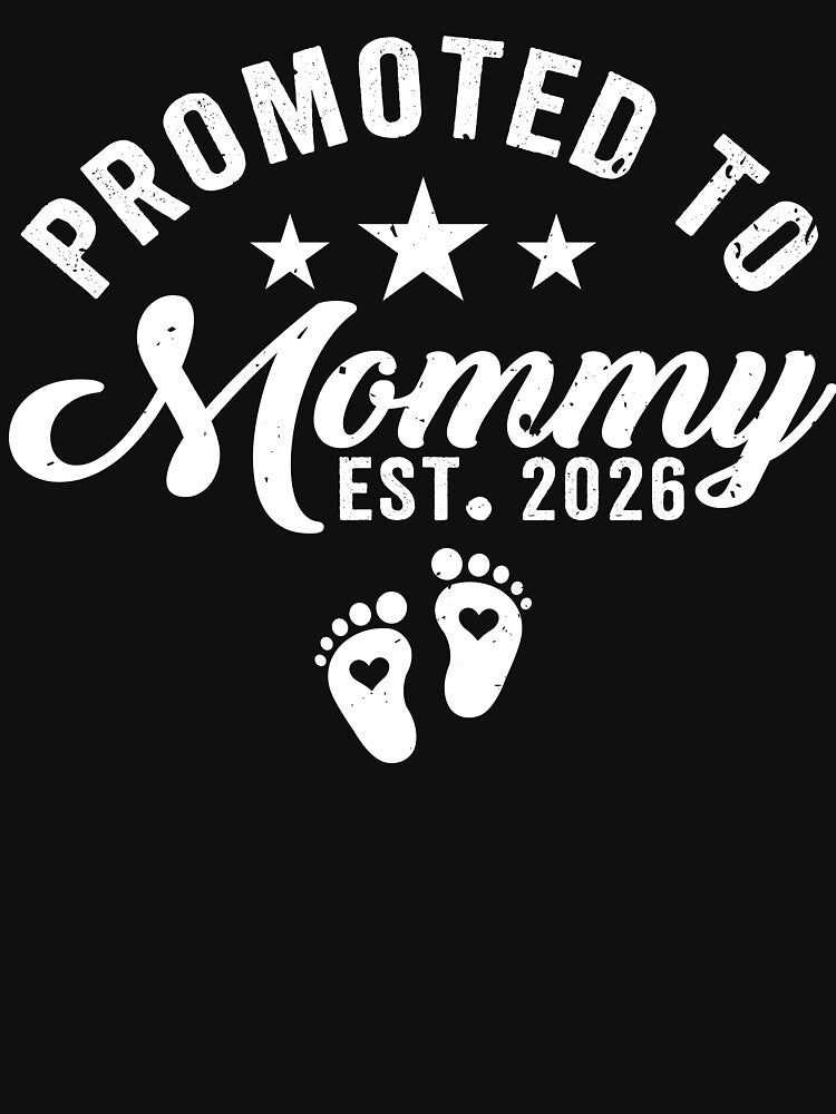 Promoted To Mommy Est 2026 Mom To Be Gifts First Time Mama Pregnancy Announcement by TheVogueVibes