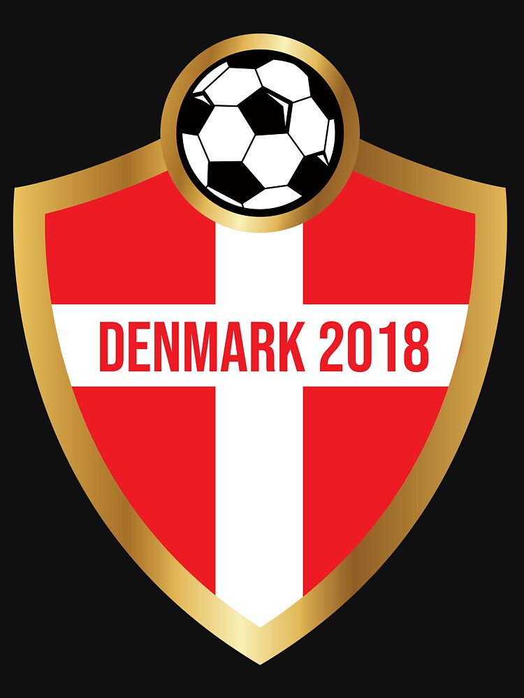 Denmark 2018 National Soccer Team Design by AllStarMerch