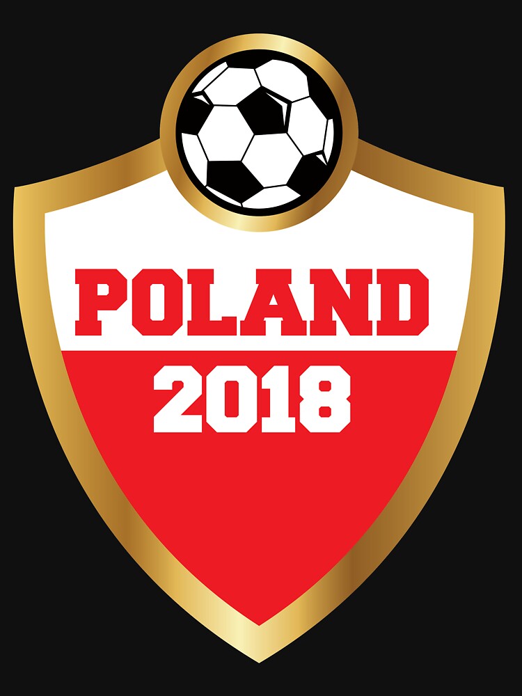 Poland 2018 National Soccer Team Design by AllStarMerch