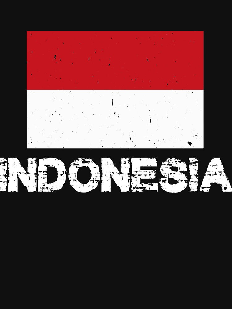 Indonesia National Pride Indonesian Flag Design by AllStarMerch