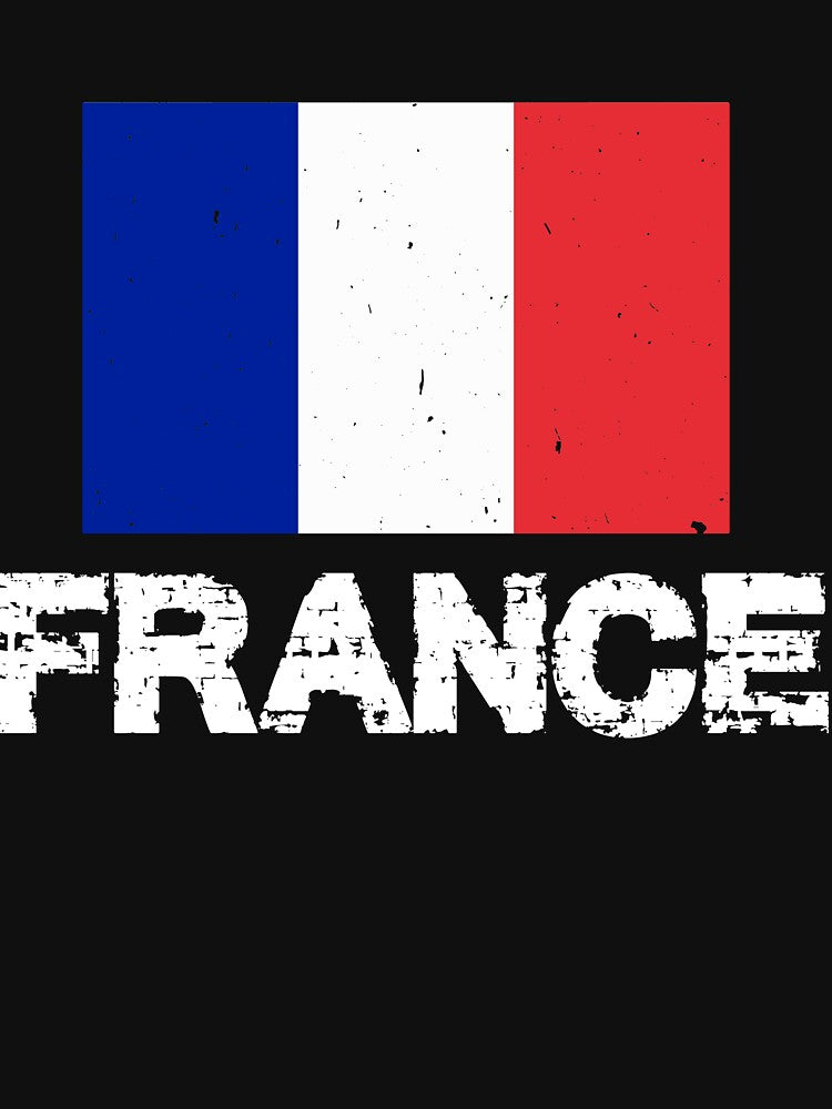 France National Pride French Flag Design by AllStarMerch