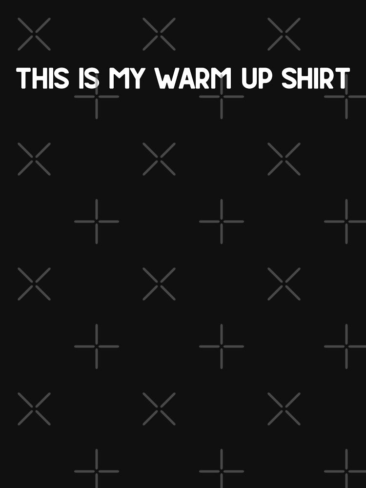 This is my warm up shirt by Runner's High