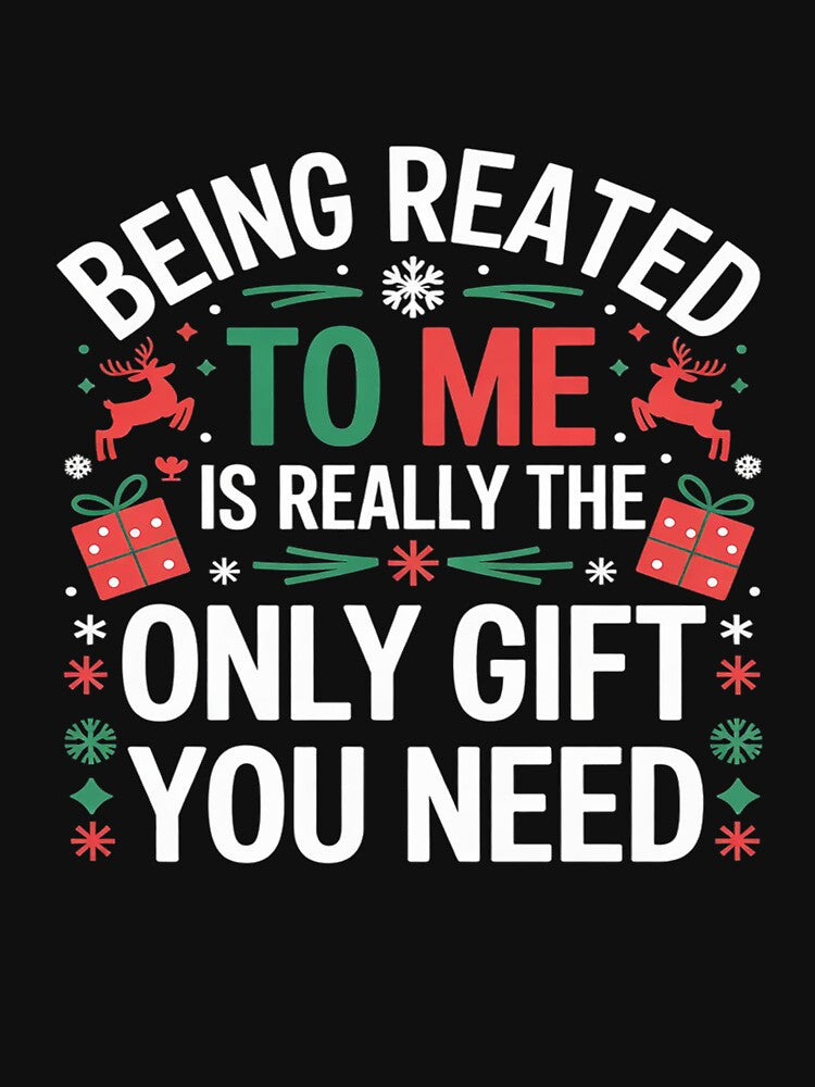 Being Related To Me Christmas Tee Family Couples Kids by KonstanKoraner