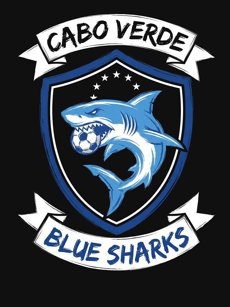 Cabo Verde Blue Sharks Football Team National Pride Soccer Supporter by SofenArt