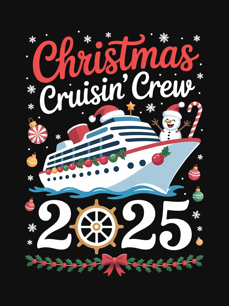 Christmas Cruisin Crew Matching Family Cruise Xmas by HellD3vil-Art