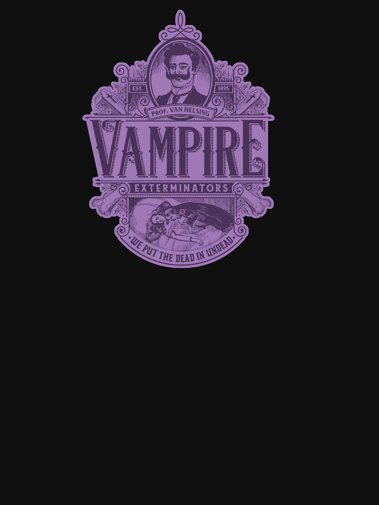 Vintage Style Vampire Exterminator Design by Scott Banks
