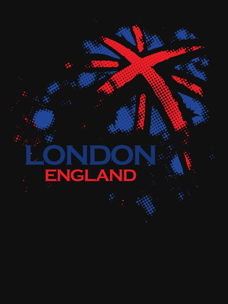 London England Country Flag Design by AllStarMerch