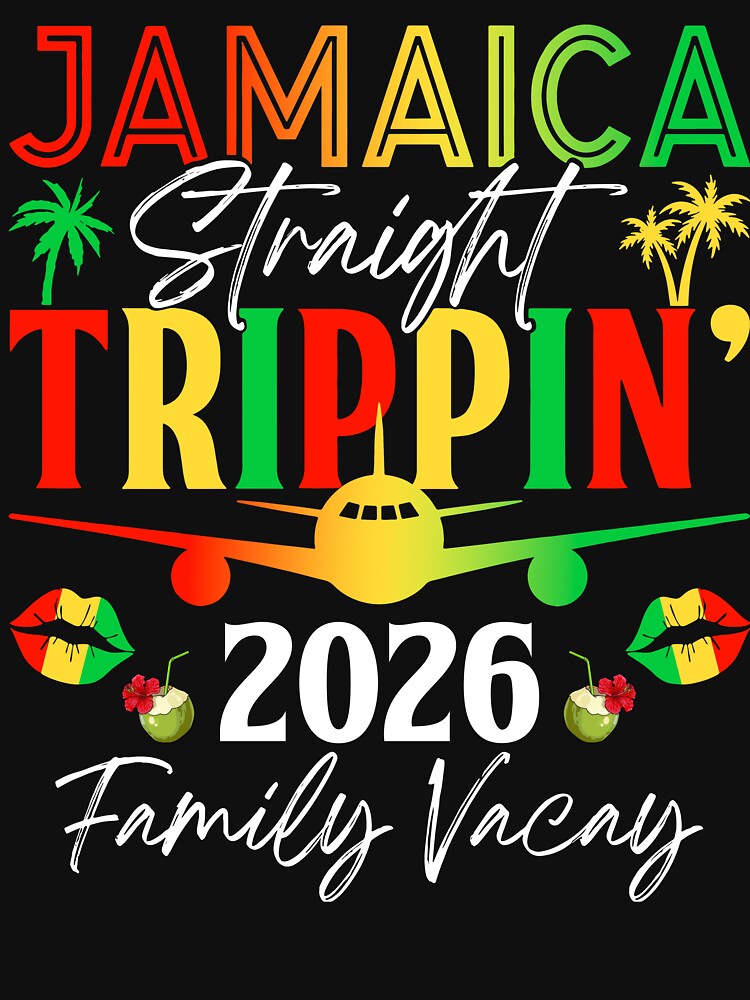 Jamaica Straight Trippin 2026 Family Vacay Matching Vacation by pansak