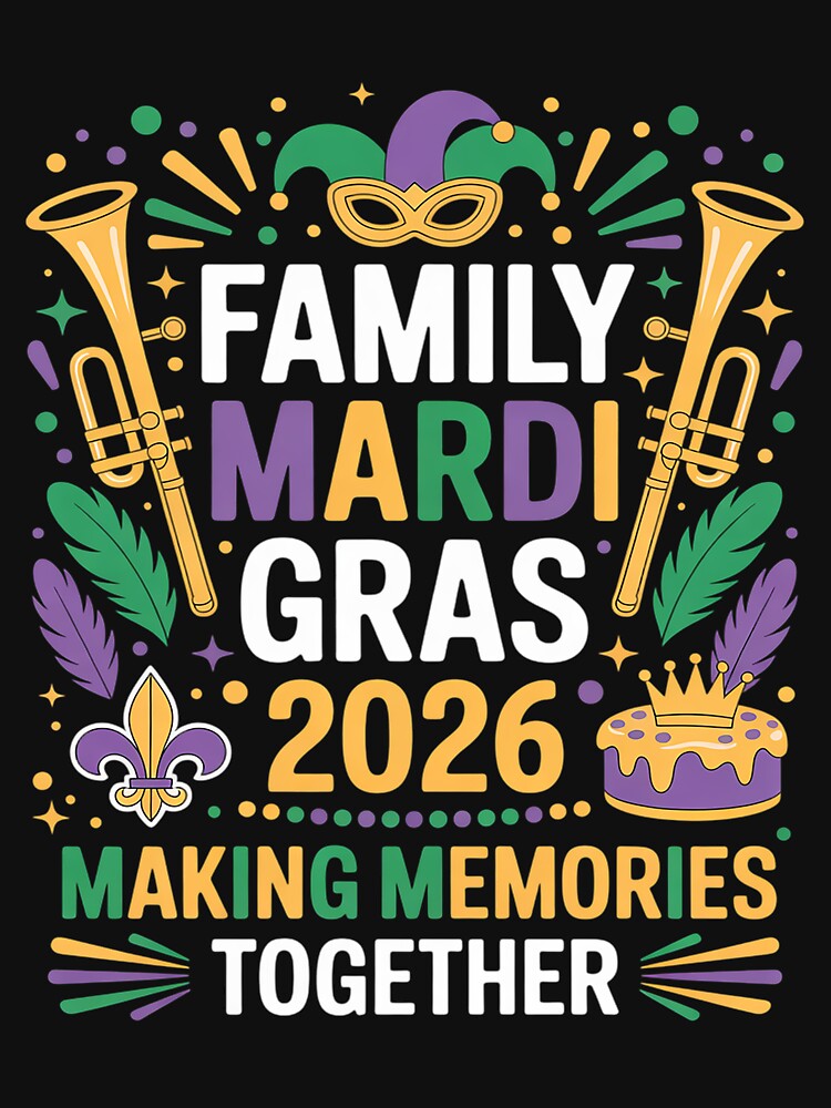 Family Mardi Gras 2026 Making Memories Together Matching by PattonJillian