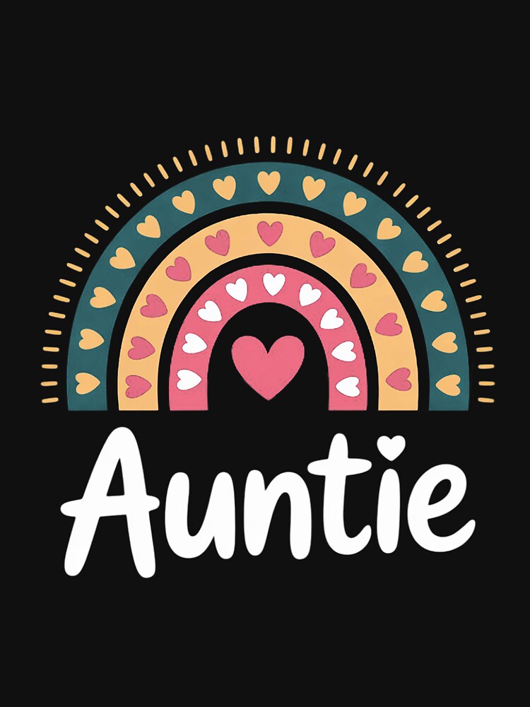 Auntie Rainbow Gifts Family Matching Birthday by margaridroso