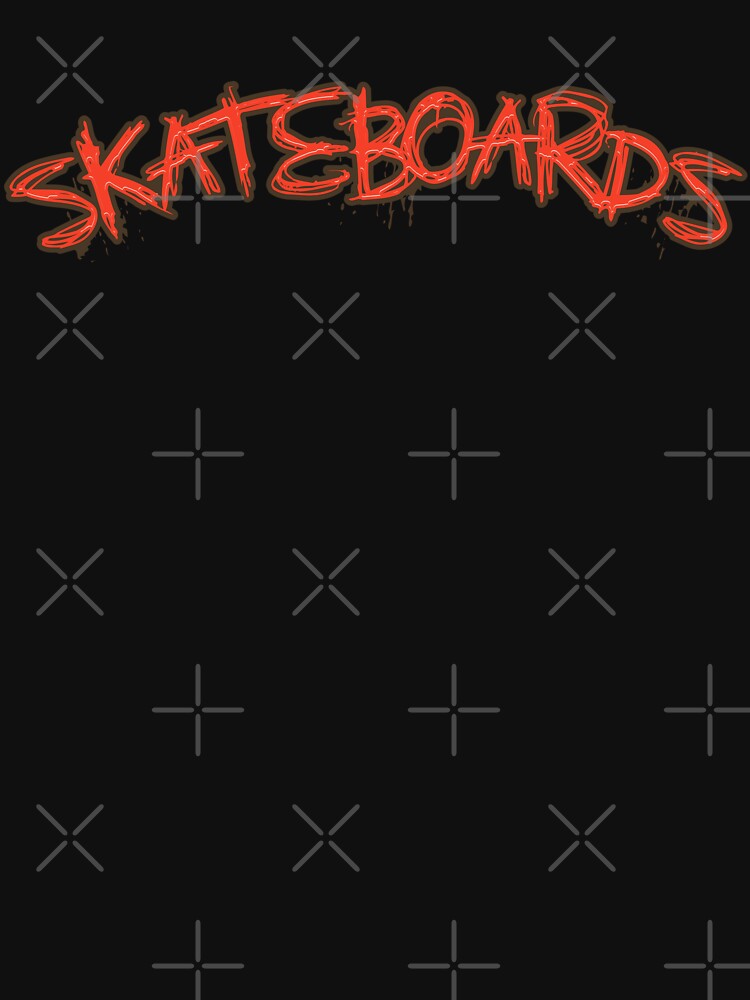 Skateboards Distressed Grunge Streetwear Text by artworkathome