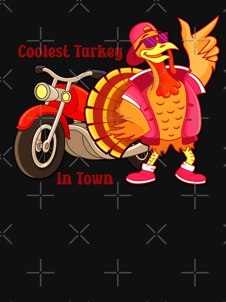 Coolest Turkey In Town With A Motorcycle by Wheeler-Styl3