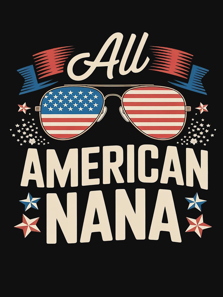 All American Nana 4th of July USA Family Matching Outfit by procionartss