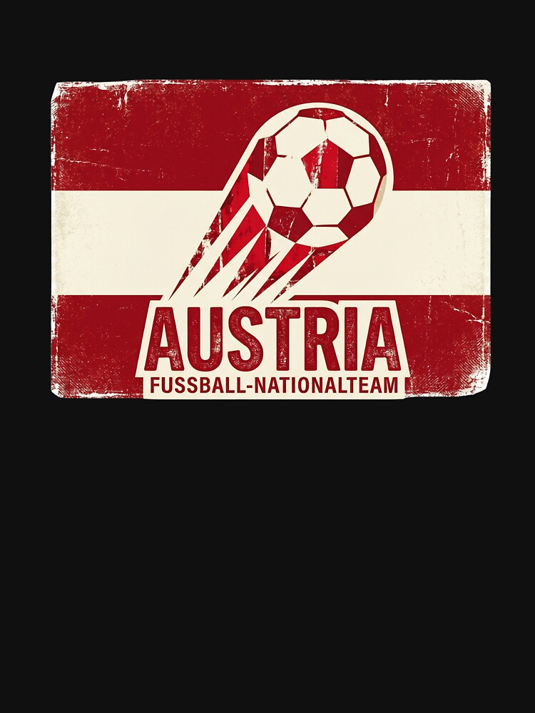 Austria Fussball-Nationalteam Austrian Football Soccer Fan by SofenArt