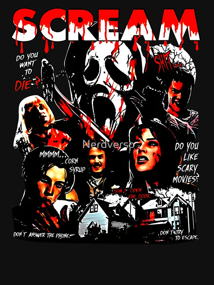 Retro 90s Scream Movie Halloween by Nerdverso