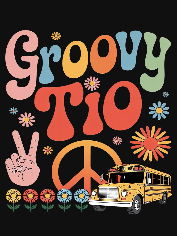 Groovy Tio Retro Matching Family Baby Shower Father's Day by Slwankol