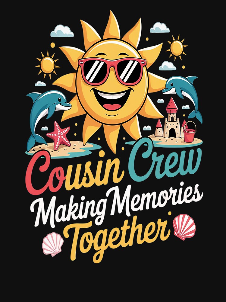 Cousin crew 2025 Summer Vacation Beach Family Trips Matching by orlodrake