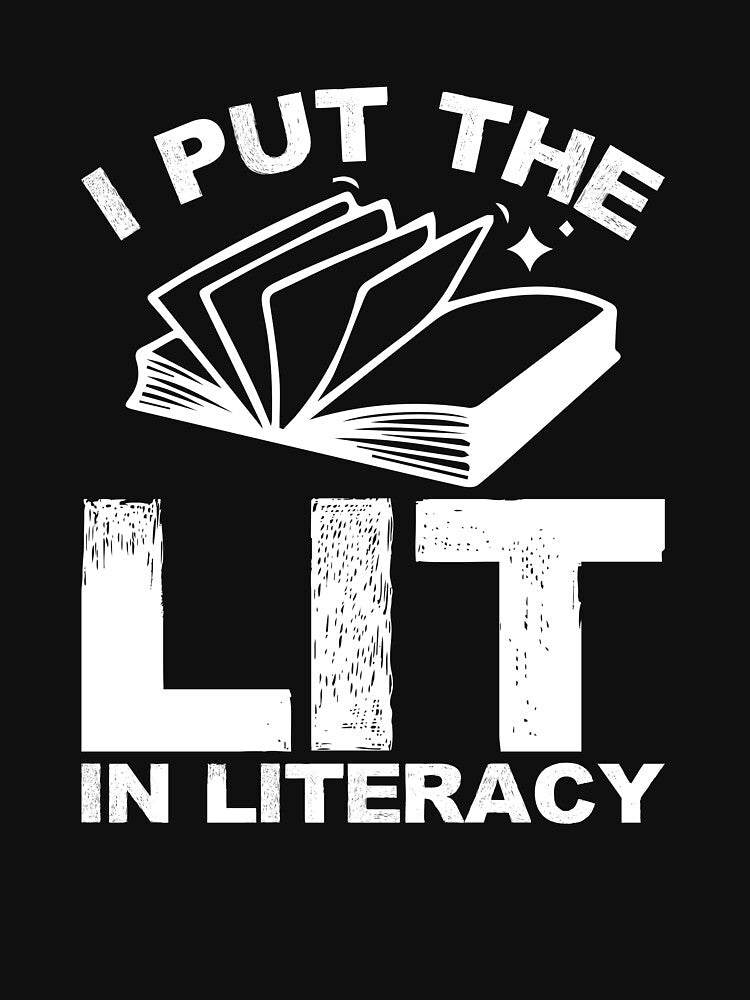 I Put The Lit In Literacy Back To School Literacy Coach Gear by DynamicDesign