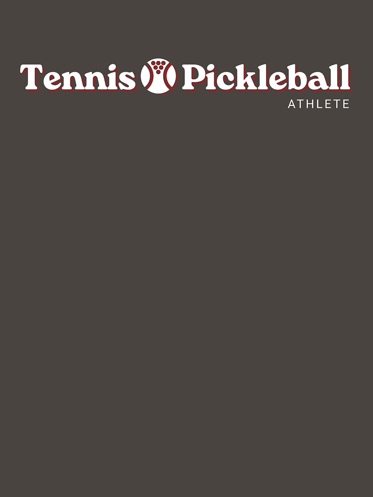 Tennis Pickleball Athlete white by Creative Kelly