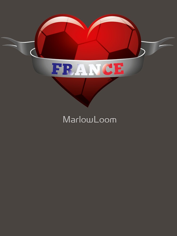 France France soccer heart by MarlowLoom