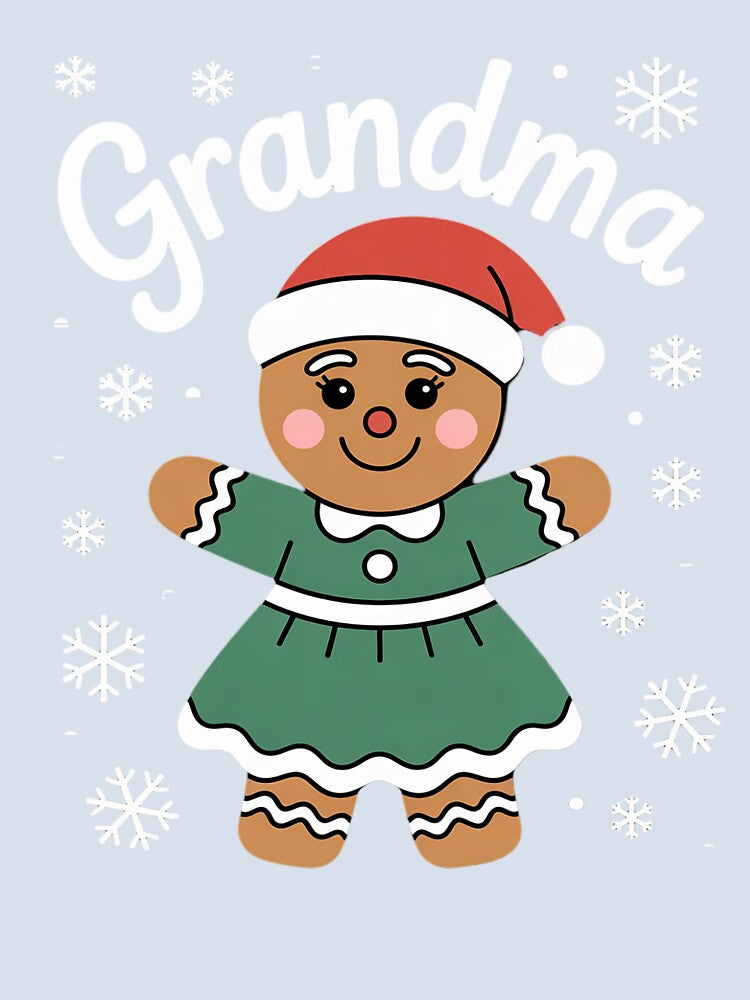 Grandma Gingerbread Shirt Women Family Matching Christmas by RayArmstrong