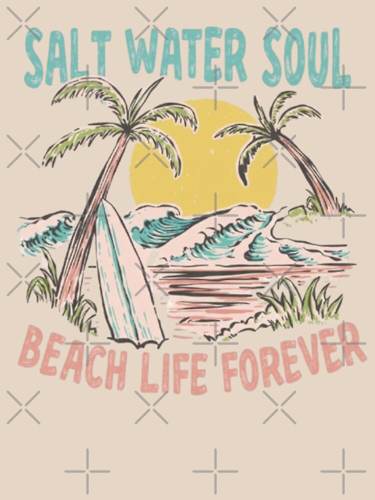 Vintage Salt Water Soul Beach by LuloCreative