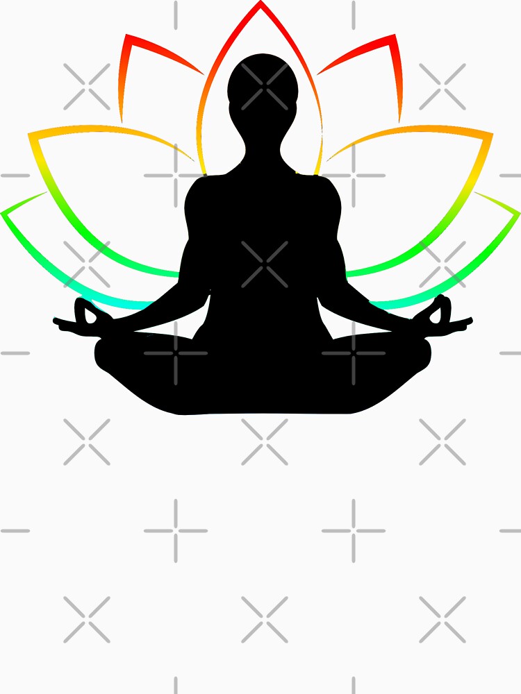 Lotus Pose Meditation Design by Jaini's