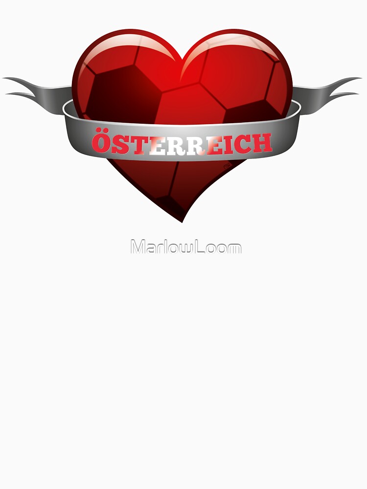 Austria soccer heart by MarlowLoom