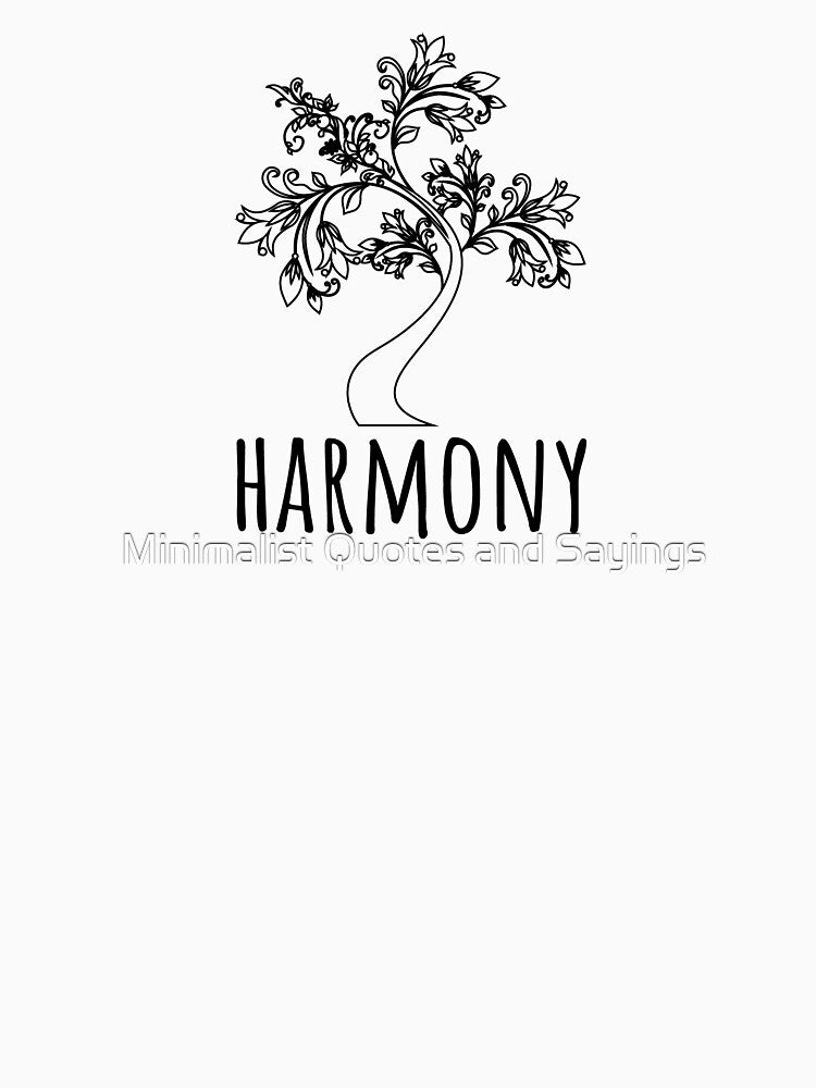 Harmony, Yoga Meditation, Zen, Spiritual Peace, Buddha, Namaste by Minimalist Quotes and Sayings