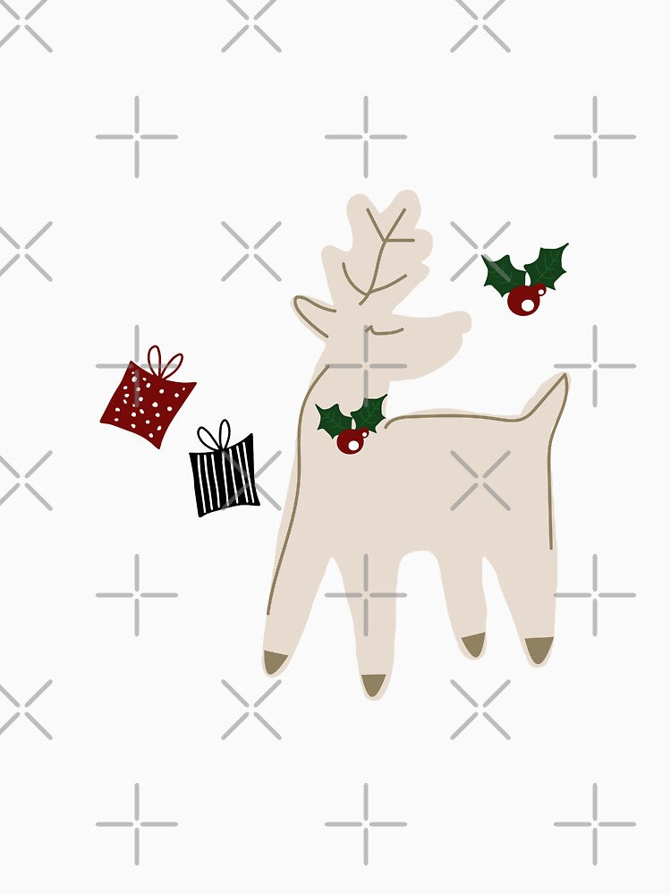 Cute Christmas Reindeer Red by susycosta