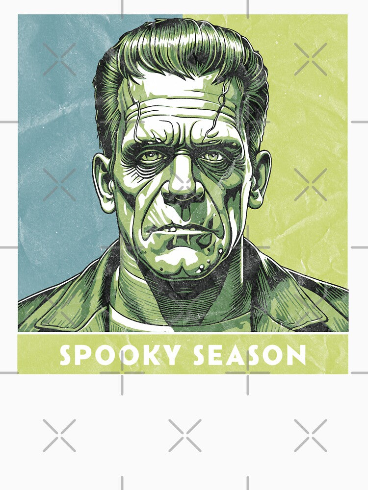 Spooky Season: Vintage Frankenstein Monster Art by bdberto12