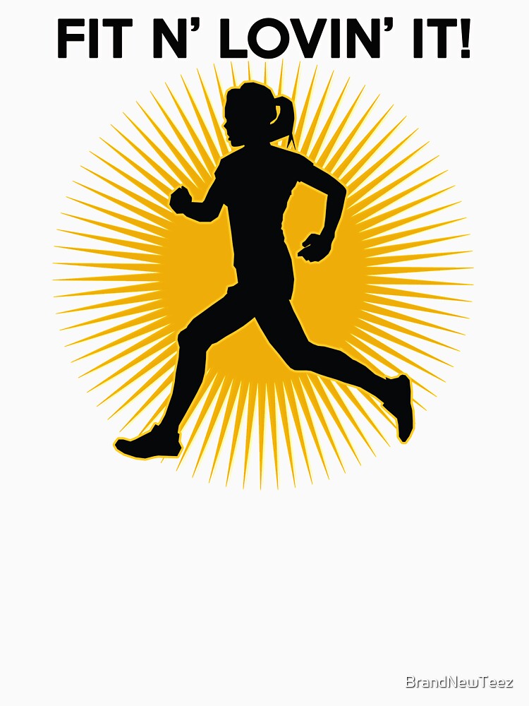 EXERCISE SHIRTS FOR WOMEN! RUNNERS T-SHIRT by BrandNewTeez